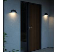 Nordlux Scorpius Maxi outdoor wall light plastic, black