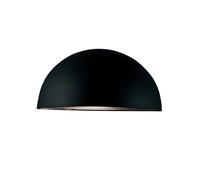Nordlux Bergen wall light, semi-circular, black