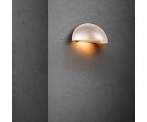 Nordlux Scorpius outdoor wall light, metal, sand-coloured