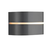 Nordlux Sibelis outdoor wall light, E27, plastic, anthracite