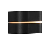 Nordlux Sibelis Outdoor Wall Light Black Plastic Garden E27 IP44 Mains | 5704924017681