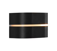 Nordlux Sibelis Outdoor Wall Light Black Plastic Garden E27 IP44 Mains Nordlux Black