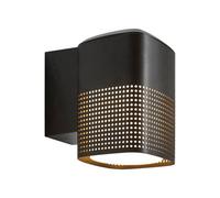 Nordlux Sidara Outdoor Wall Light Black Aluminium Solar E27 Sensor Coastal/marine Safe - Mains Powered, Ip54