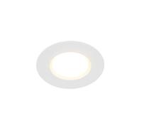 Nordlux Siege Indoor Downlight White Plastic Intergrated Led 20,000Hrs - Mains Powered, Ip65
