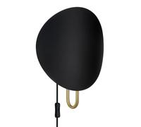 Nordlux 'Spargo' Indoor Wall Light Black/Brass E27 in Black Nordlux Black