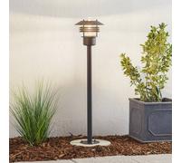 Nordlux Veje Industrial Black Metal Garden Post - Garden, Patio, Driveway Mains