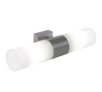 Nordlux Tang Wall Light Silver Glass Bathroom E14 IP44 Mains