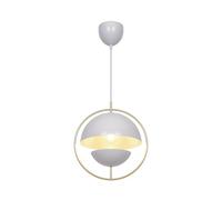 Nordlux Tavia pendant light, white, Ø 33 cm, metal