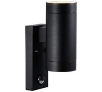 Outdoor Light Black Tin Maxi Double Spot IP54 PIR Motion Sensor Nordlux 21519103