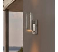 Nordlux Tin Maxi outdoor wall lamp, galvanised, IP54, GU10