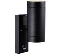 Nordlux Tin Maxi Double Sensor outdoor wall lamp, black