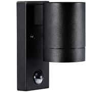 Nordlux Tin Outdoor Wall Light Sensor Black Metal Garden GU10 IP54 Mains | 5701581328686