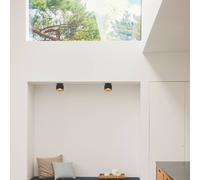 Nordlux Vintage Indoor Surface Downlight Black Metal GU10 Gold Inner - Mains Powered, IP20 Nordlux Black