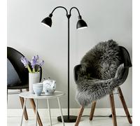 Ray Double Floor Lamp - Black, Black