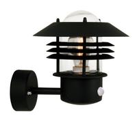 Outdoor Light Black Vejers IP54 PIR Motion Sensor Up Nordlux 25101003
