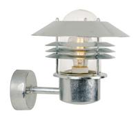 Nordlux Vejers Up Outdoor Wall Light, Upward-Facing Uplighter, Galvanized