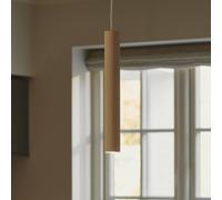 Nordlux Vico pendant light, metal shade, 1-bulb, beige