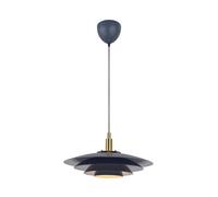 Nordlux Vintage Indoor Pendant Light Grey Metal G9 Layered Shades - Mains Powered, IP20 Nordlux Grey