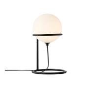 Nordlux Wilson Indoor Living Dining Bedroom Table Lamp In Black (Diam) 15Cm