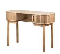 Nordlys 2-Door Ash Wood Desk Classic Style Bedroom