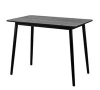 Nordlys 4-Person Black Pine Rectangular Dining Table Classic Style Dining Room