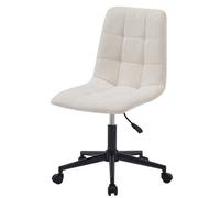 Nordlys Beige Fabric Adjustable Office Chair Modern Design Style Bedroom