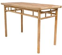 Nordlys Dining Table for 4 People (L110 cm) Rectangular Bamboo in Brown Nordlys Brown