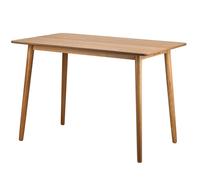 Nordlys Dining Table for 4 People (L120 cm) Rectangular Wood in Brown Nordlys Brown