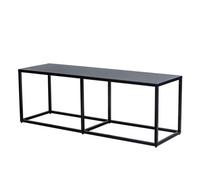 Nordlys Industrial Black Metal Bench Industrial Style Entryway