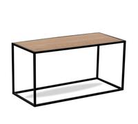 Nordlys Industrial Coffee Table With Wood Top Industrial Style Living Room