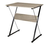 Nordlys Industrial Wood Computer Desk in Brown Nordlys Brown