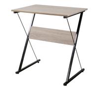 Nordlys Metal And Brown Wood Top Desk Industrial Style Bedroom