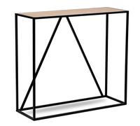 Nordlys Modern Industrial Design Console Table in Black Nordlys Black