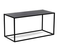 Nordlys Rectangular Modern Industrial Design Coffee Table in Black Nordlys Black