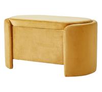 Nordlys Scandinavian Design Bench with Storage in Yellow Nordlys Yellow