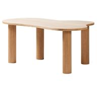 Nordlys Scandinavian Solid Wood Coffee Table in Brown Nordlys Brown