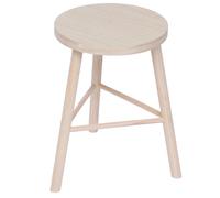 Nordlys Scandinavian Solid Wood Stool in Brown Nordlys Brown