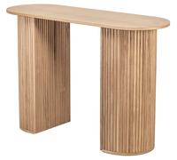 Nordlys Scandinavian Wooden Console Table with Storage in Brown Nordlys Brown