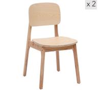 Nordlys Set Of 2 Solid Wood Dining Chairs Exotic Boho Dining Room