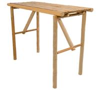 Nordlys Solid Bamboo Wood Console Table Sea Side Style Living Room