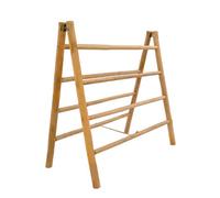 Nordlys Solid Bamboo Wood Towel Holder Modern Design Style Bathroom