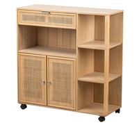 Nordlys Solid Wood Dessert Cart in Light Brown Nordlys Light Brown