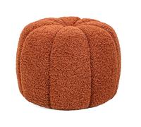 Nordlys Striped Living Room Pouf in Red Nordlys Red