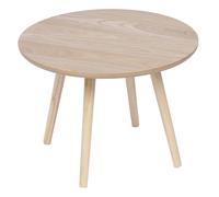 Nordlys Table Appoint End of Sofa Wooden Round Table in Brown Nordlys Brown
