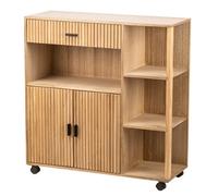 Nordlys Utility Table In Solid Wood With Storage Exotic Boho Dining Room