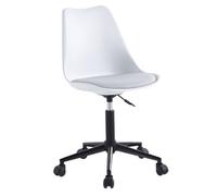 Nordlys White Polypropylene Adjustable Office Chair Modern Design Style Bedroom