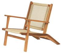 Nordlys Wood And Rope Chair Exotic Boho Outdoor