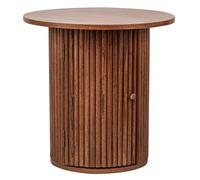 Nordlys Wooden Side Table with Storage Tray in Dark Brown Nordlys Dark Brown