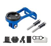 Nordreach Bike Mount for GPS Computer - Out Front Bike Combo Extended Mount for Bolt, Gopro Interface Sports Action Camera and Bike Lights, Prefery for Boyfriend Christmas, Blue