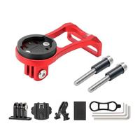 Nordreach Bike Mount for GPS Computer - Out Front Bike Combo Extended Mount for Bolt, Gopro Interface Sports Action Camera and Bike Lights, Prefery for Boyfriend Christmas, Red
